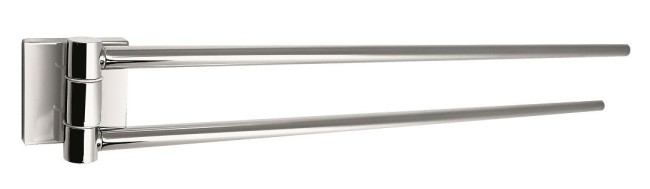 Gedy Fuji, полотенцедержатель двойной поворотный, цвет хром