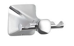 Gedy Cervino, крючок двойной, цвет хром