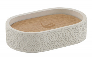 Gedy Afrodita, настольная мыльница, цвет серый