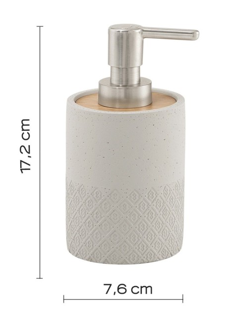 Gedy Afrodita, настольный дозатор с пластиковой помпой, цвет серый