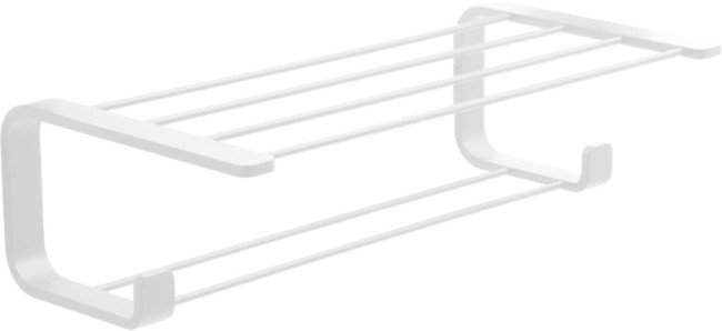 Gedy Outline, полка для полотенец (49,8х25,7х14), цвет белый матовый