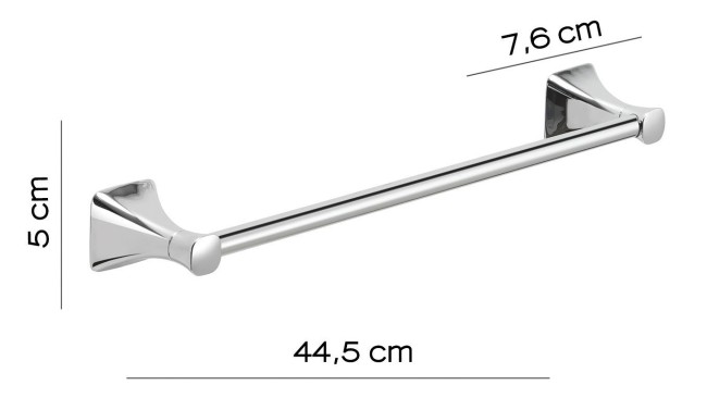 Gedy Cervino, полотенцедержатель 44.5 см, цвет хром