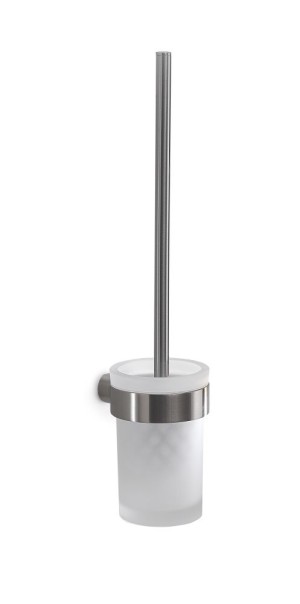 Gedy Pirenei, настенный стеклянный ёрш, цвет хром зачищенный