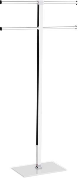 Gedy Rainbow, стойка: 4 полотенцедержателя, цвет хром - белый