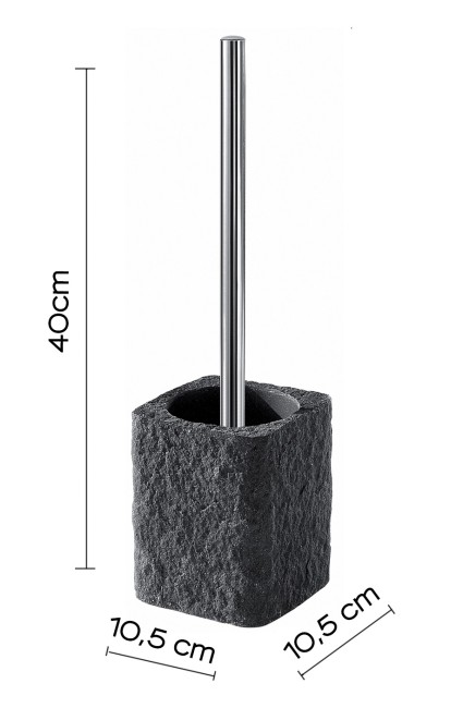 Gedy Aries, напольный ерш, цвет хром - антрацит