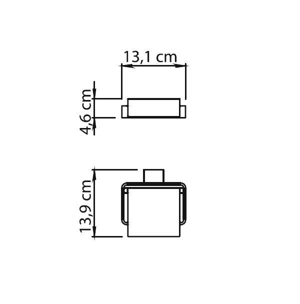 Gedy Lounge, бумагодержатель с крышкой, цвет хром