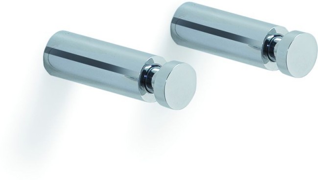 Gedy, набор из 2-х длинных крючков, цвет хром