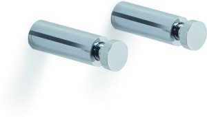 Gedy, набор из 2-х длинных крючков, цвет хром