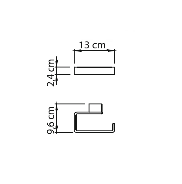 Gedy Lounge, бумагодержатель, цвет хром