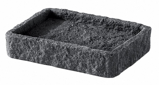 Gedy Aries, настольная мыльница, цвет антрацит