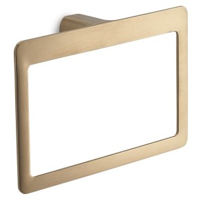 Gedy Pirenei, полотенцедержатель - кольцо, цвет матовое золото (PVD)
