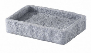 Gedy Aries, настольная мыльница, цвет серый