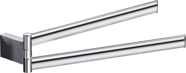 Gedy G-Kent, полотенцедержатель двойной поворотный, длина 36.5 см, цвет хром