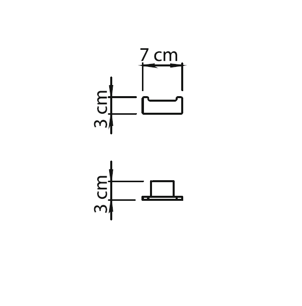 Gedy Lounge, крючок двойной, цвет хром