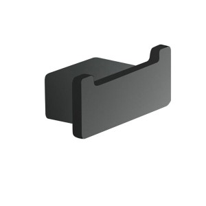 Gedy Lounge, крючок двойной, цвет черный матовый