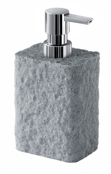 Gedy Aries, настольный дозатор с пластиковой помпой, цвет хром - серый