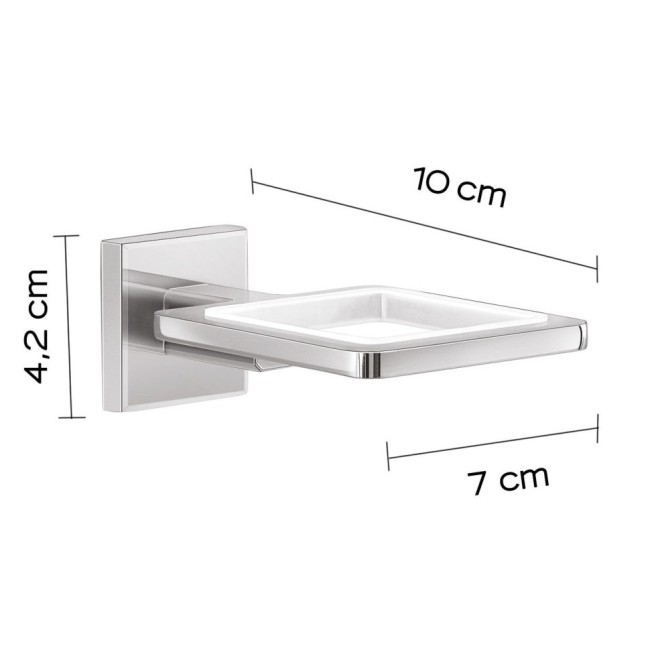 Gedy Colorado, настенный держатель для мыльницы 38111310/стакана 38101310/дозатора 38811310, цвет хром