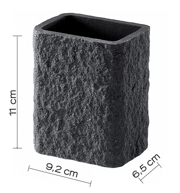 Gedy Aries, настольный стакан, цвет антрацит