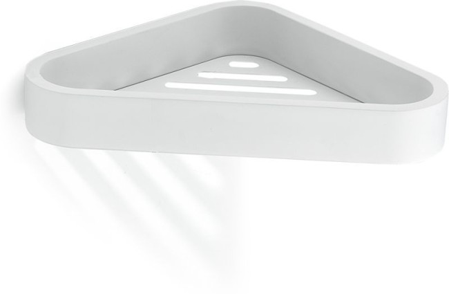 Gedy Outline, решётка угловая 1-уровневая, цвет белый матовый