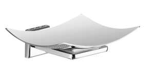 Gedy Colorado, настольная/настенная металлическая мыльница, цвет хром