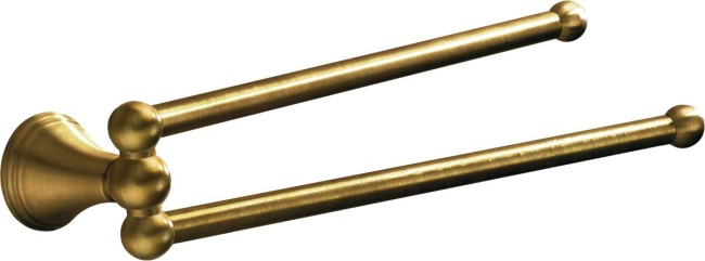 Gedy Romance, полотенцедержатель двойной поворотный, цвет бронза