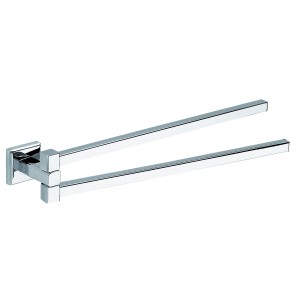 Gedy Colorado, полотенцедержатель двойной поворотный, цвет хром