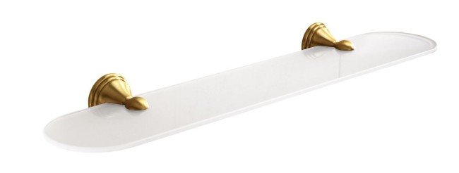 Gedy Romance, стеклянная полка, длина 60 см, цвет бронза