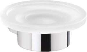 Gedy Pirenei настенная стеклянная мыльница, цвет хром