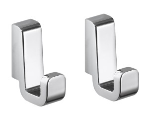 Gedy Samoa, набор из 2-х крючков, цвет хром