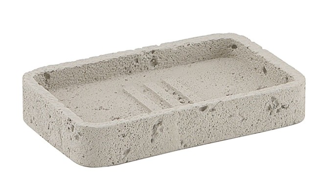 Gedy Ginevra, настольная мыльница, цвет серый