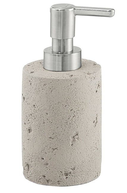 Gedy Ginevra, настольный дозатор с пластиковой помпой, цвет хром - серый