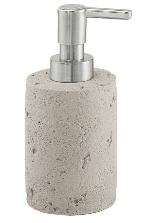 Gedy Ginevra, настольный дозатор с пластиковой помпой, цвет хром - серый