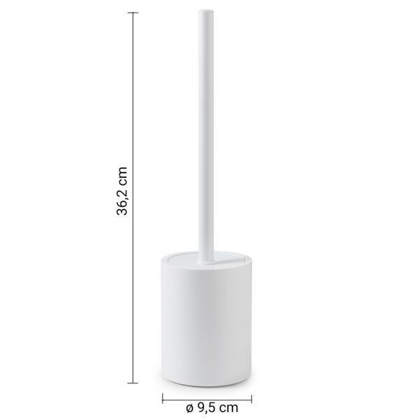 Gedy Brenda, напольный ерш, цвет белый матовый