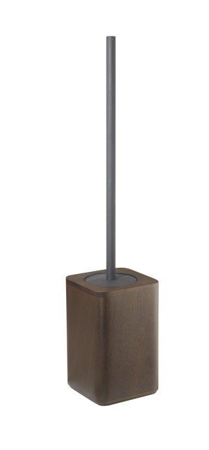 Gedy Dafne, напольный ерш, цвет черный матовый - орех