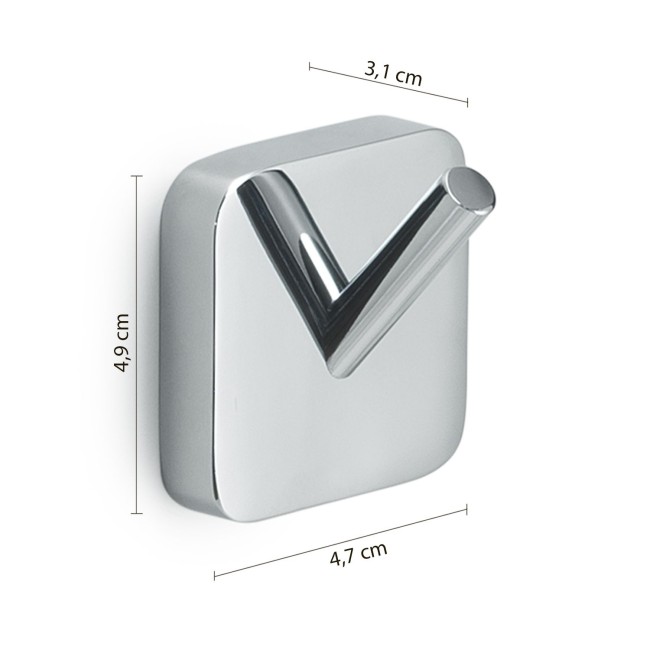 Gedy Tonga, набор из 2-х крючков, цвет хром