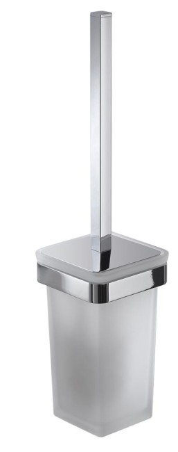 Gedy Samoa, настенный стеклянный ёрш, цвет хром