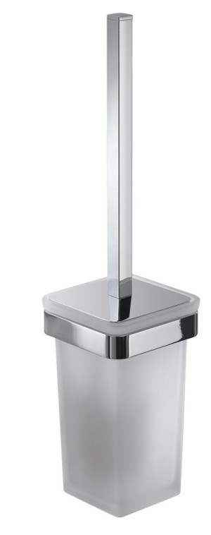 Gedy Samoa, настенный стеклянный ёрш, цвет хром