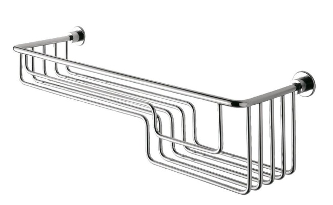 Gedy, решётка прямоугольная 1-уровневая с двумя глубинами (42,5х13хh11,5), цвет хром