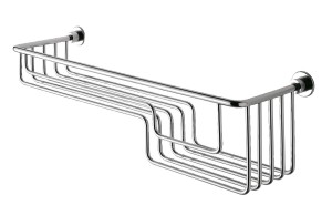 Gedy, решётка прямоугольная 1-уровневая с двумя глубинами (42,5х13хh11,5), цвет хром