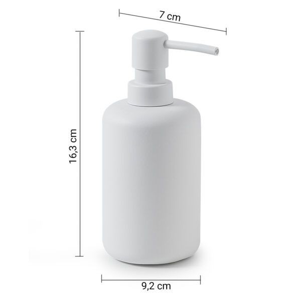 Gedy Brenda, настольный дозатор с пластиковой помпой, цвет белый матовый