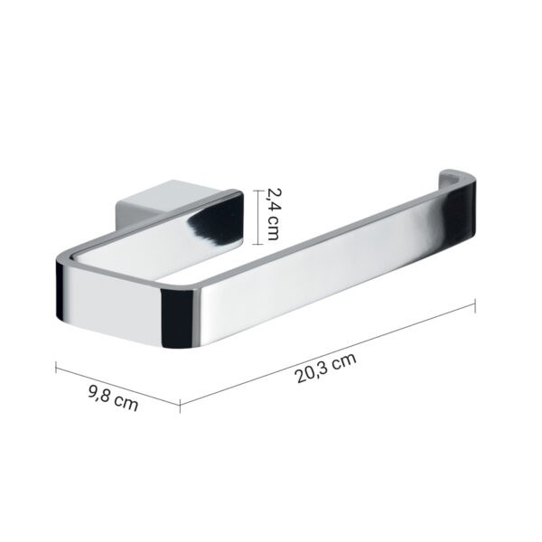 Gedy Lounge, полотенцедержатель - полукольцо, цвет хром