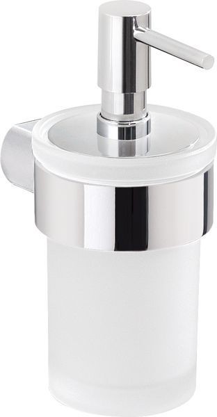 Gedy Pirenei, настенный стеклянный дозатор с пластиковой помпой, цвет хром