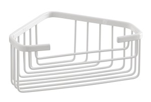 Gedy, решётка угловая 1-уровневая (20х15,1хh8), цвет белый