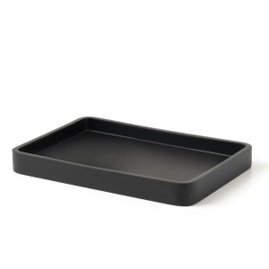 Gedy Brenda, настольный лоток, цвет черный матовый