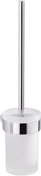 Gedy Pirenei, настенный стеклянный ёрш, цвет хром