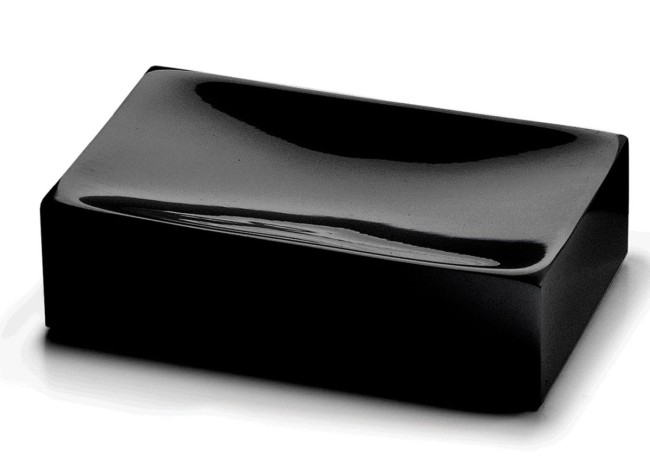 Gedy Sofia, настольная мыльница, цвет черный матовый