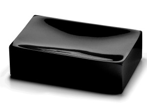 Gedy Sofia, настольная мыльница, цвет черный матовый