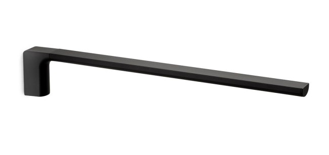 Gedy Pirenei, полотенцедержатель одинарный (не поворотный), цвет черный матовый