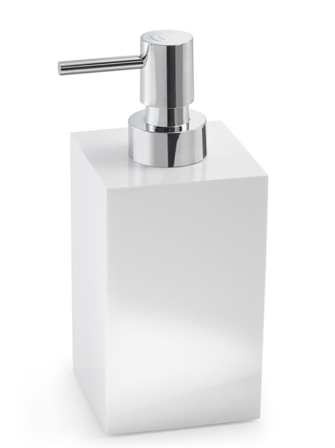 Gedy Sofia, настольный дозатор с пластиковой помпой, белый глянцевый
