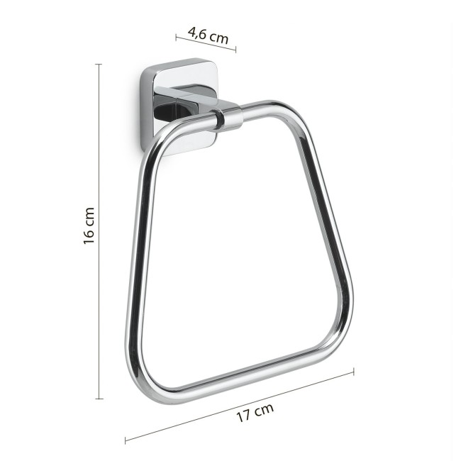 Gedy Tonga, полотенцедержатель - кольцо, цвет хром